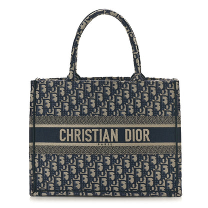 Christian Dior Oblique Medium Book Tote Blue Multicolor 1 of 11