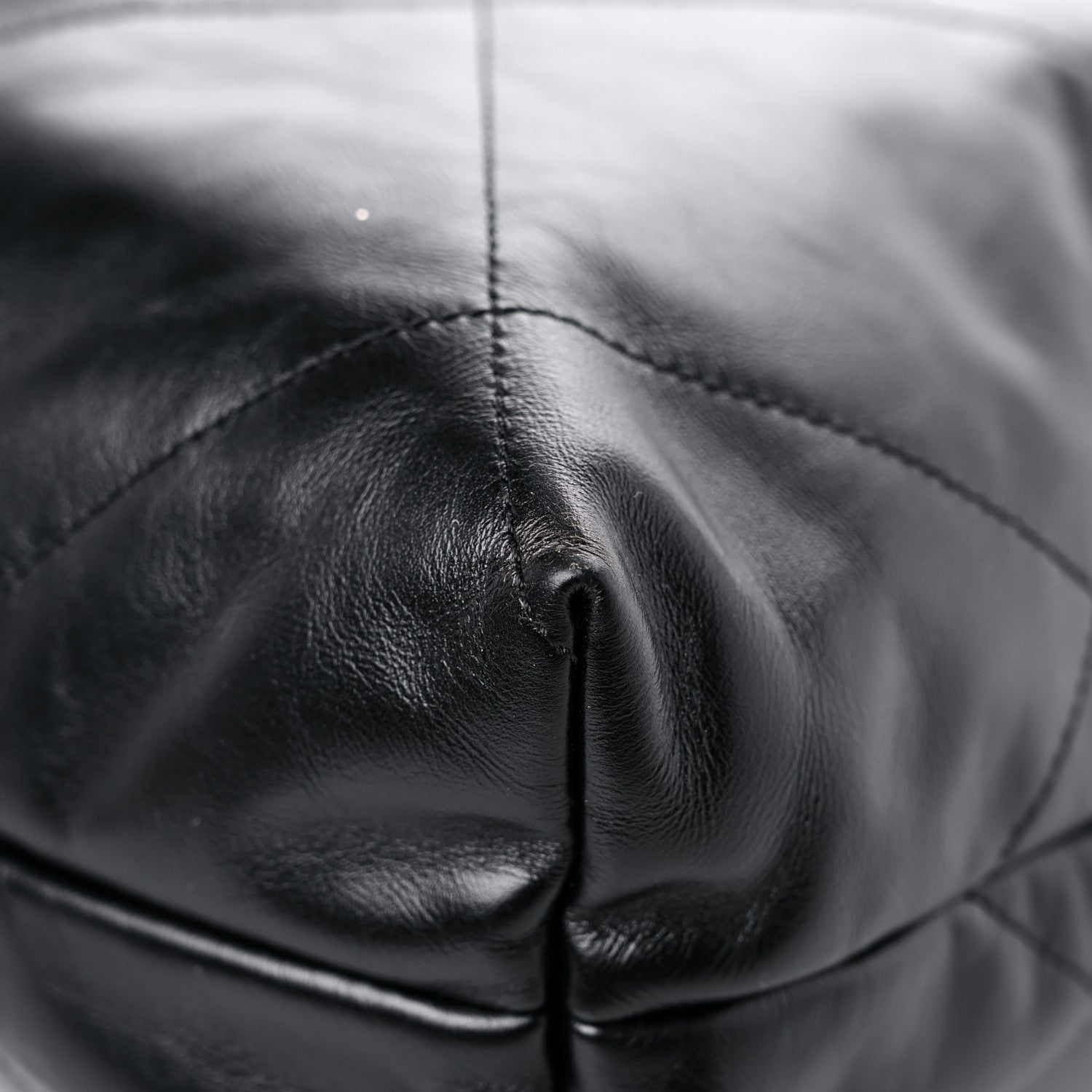 Chanel Shiny Calfskin Quilted Large Chanel 22 So Black 9 of 11