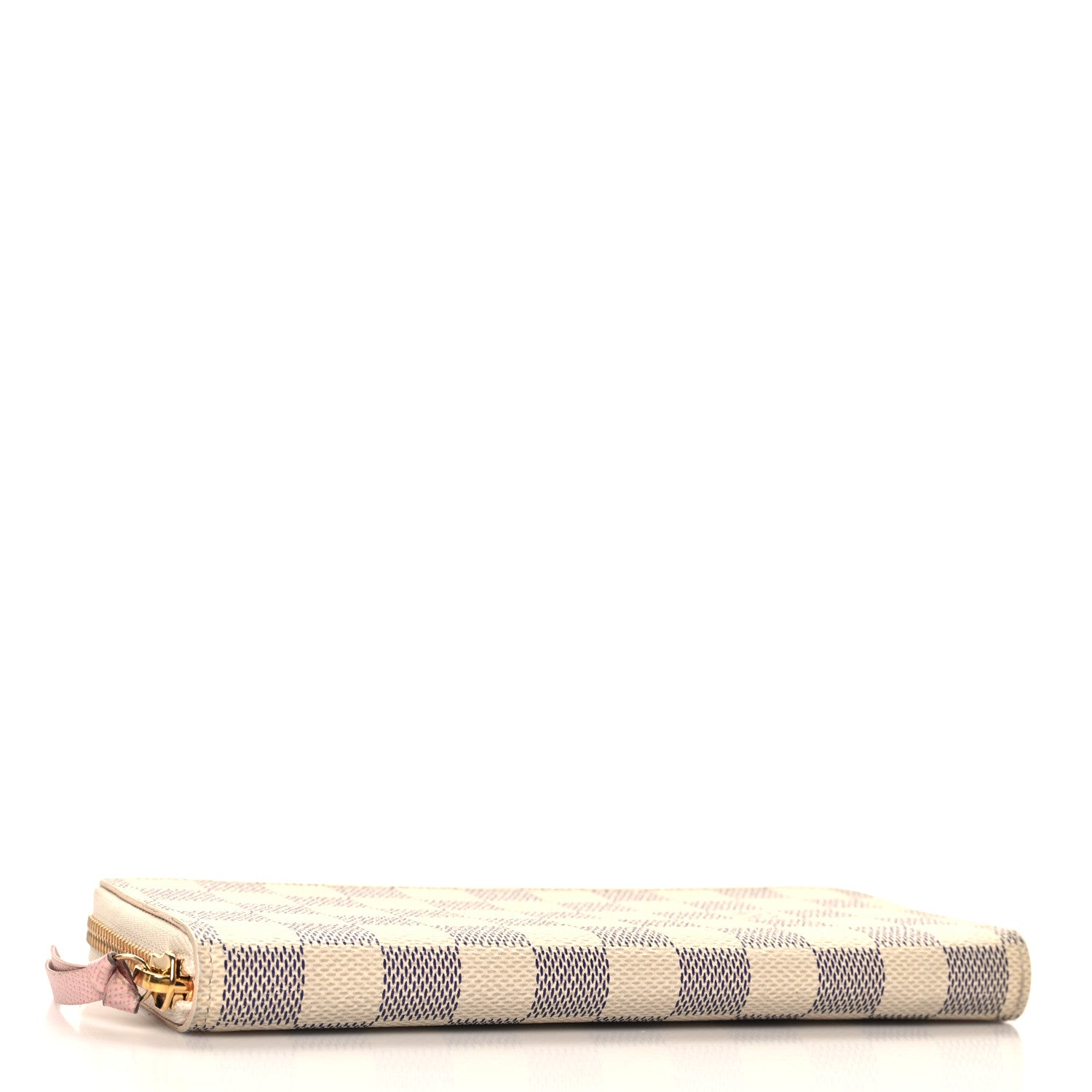 Louis Vuitton Damier Azur Clemence Wallet Rose Ballerine 4 of 7