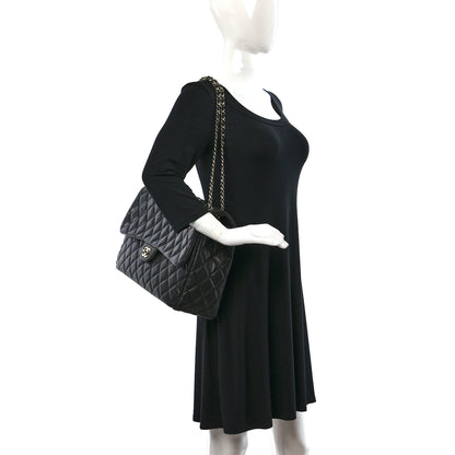 Chanel Caviar Quilted XXL Travel Flap Bag Black 2 of 11