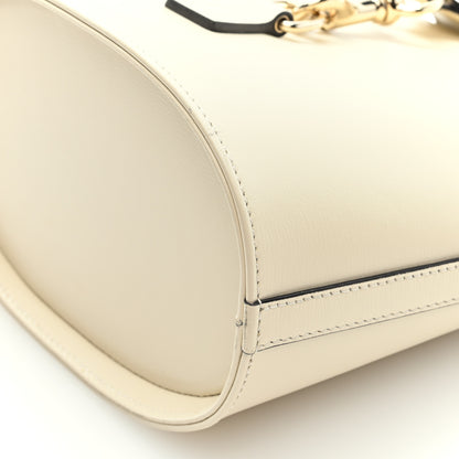 Gucci Tritone Calfskin Web Mini Ophidia Bucket Bag Ivory 9 of 9