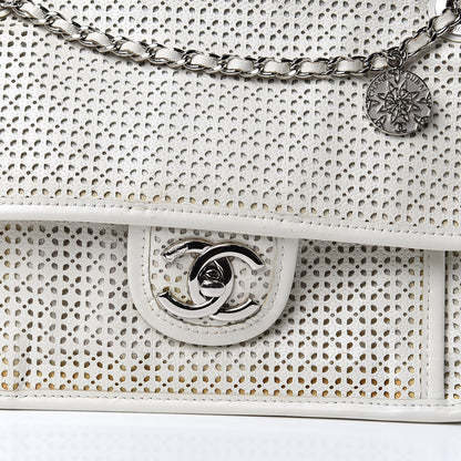 Chanel Perforated Calfskin Small Up In The Air Flap Ivory 11 of 17