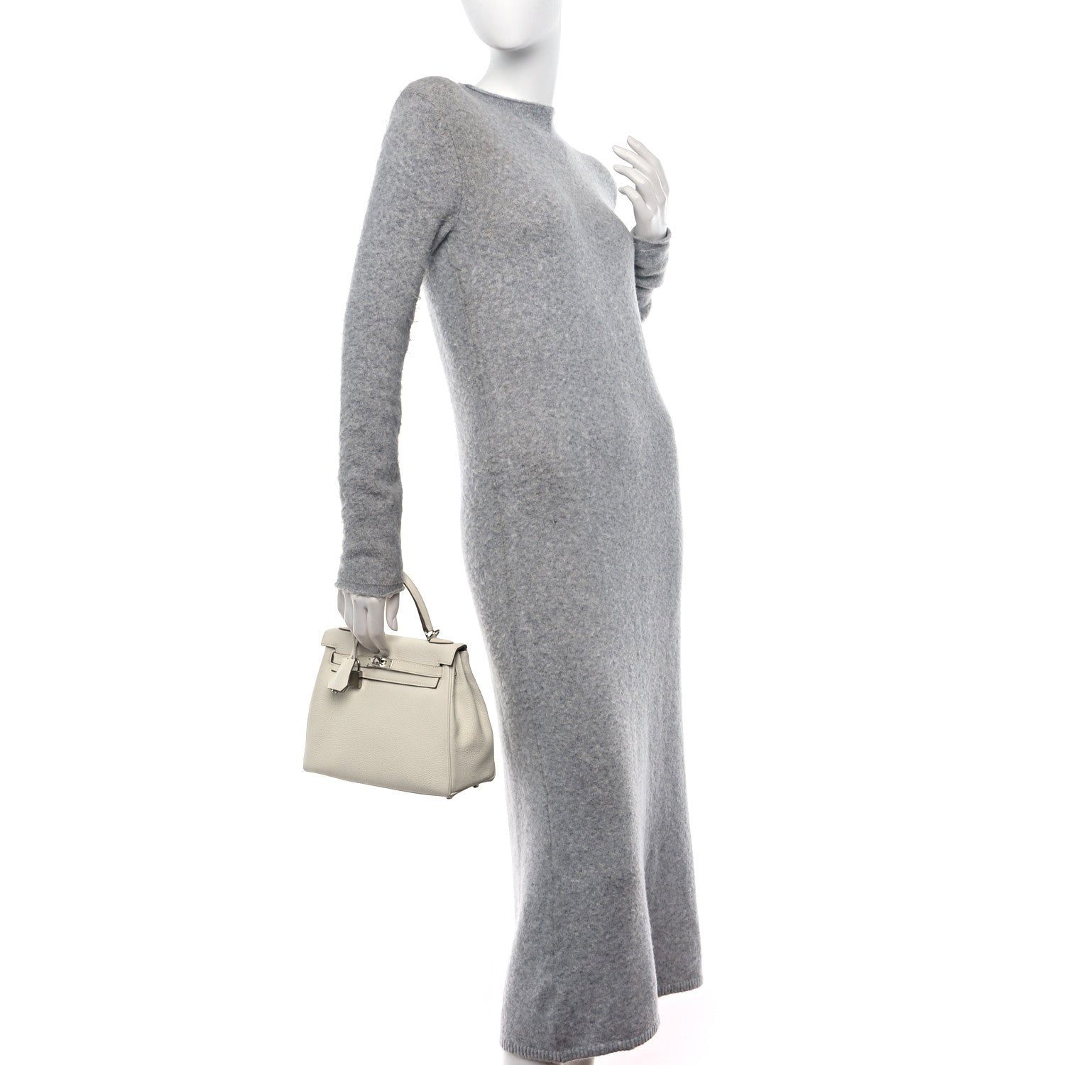 Hermes Togo Kelly Retourne 25 Mushroom 2 of 13