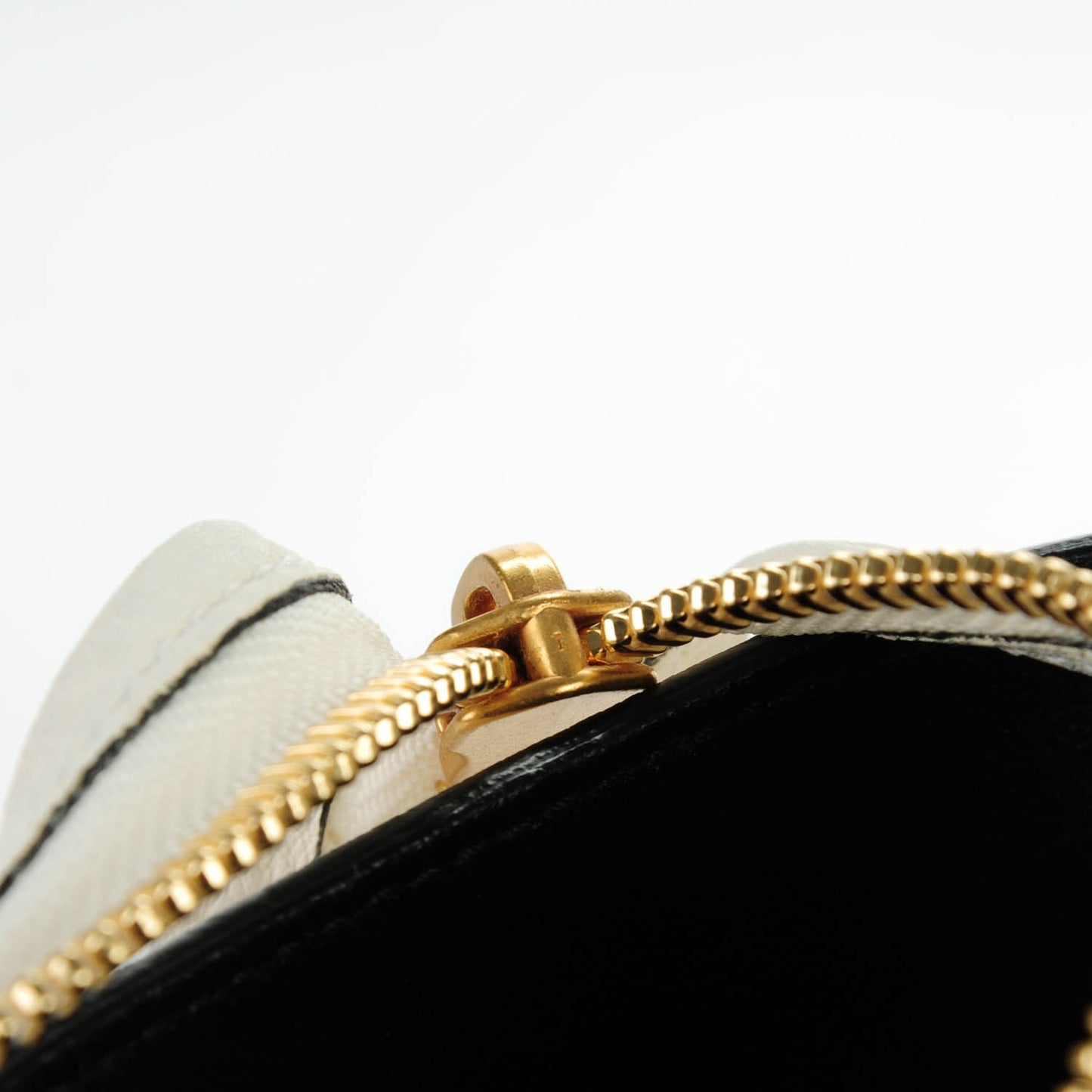 Elephant Calfskin Mini Belt Bag White