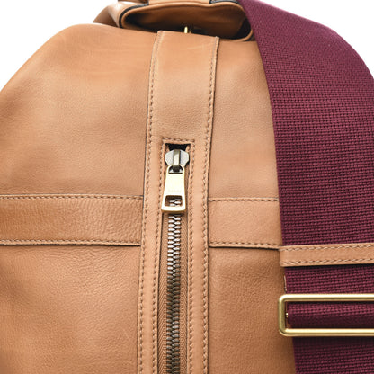 Gucci Soft Washed Calfskin Sling Duffle Biscotto 9 of 10
