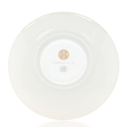 Hermes Porcelain Mosaique Au 24 Bread And Butter Plate Set of 2 Gold 3 of 7