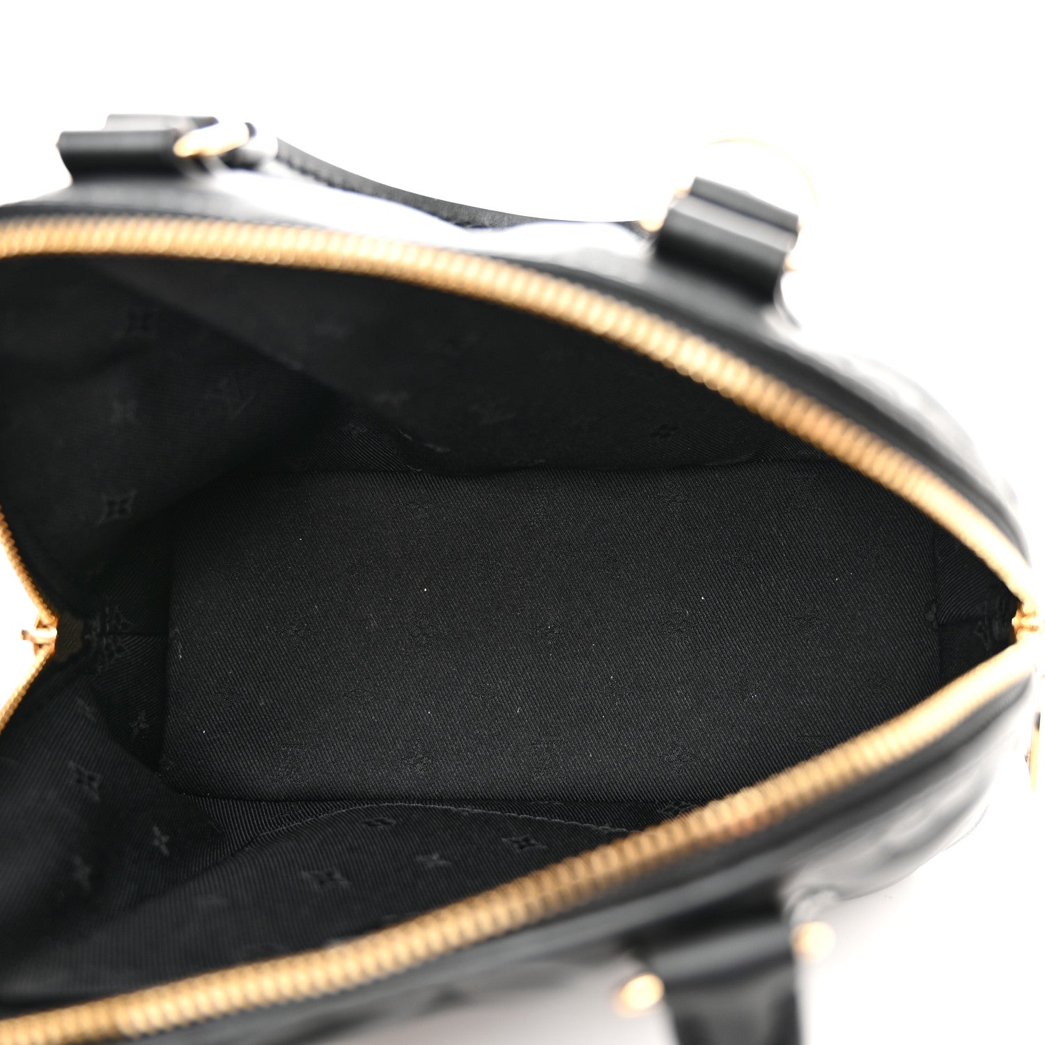Louis Vuitton Calfskin Bubblegram Alma BB Black 5 of 10