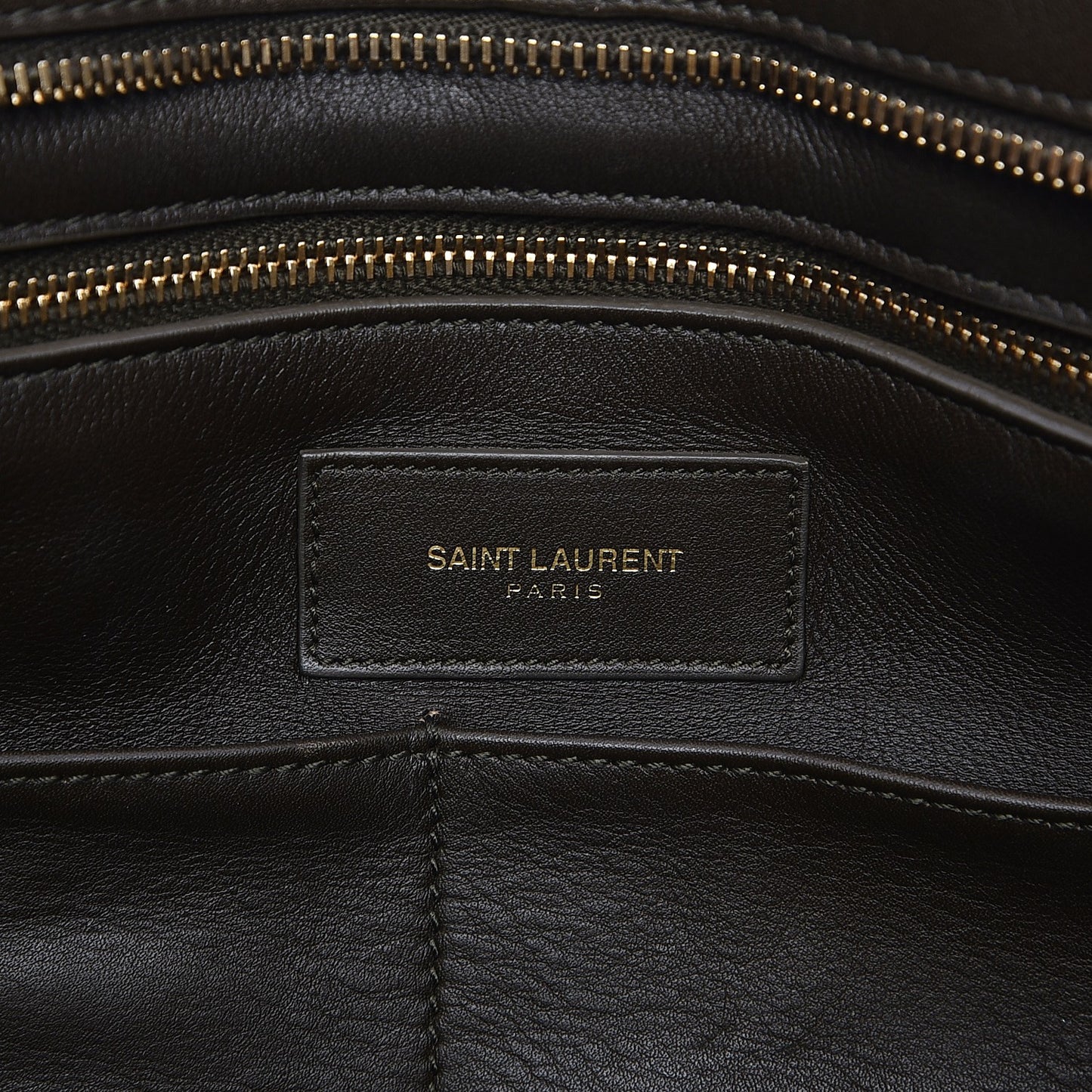 Calfskin Medium Classic Y Cabas Earth