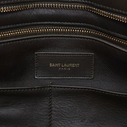 Saint Laurent Calfskin Medium Classic Y Cabas Earth 6 of 13