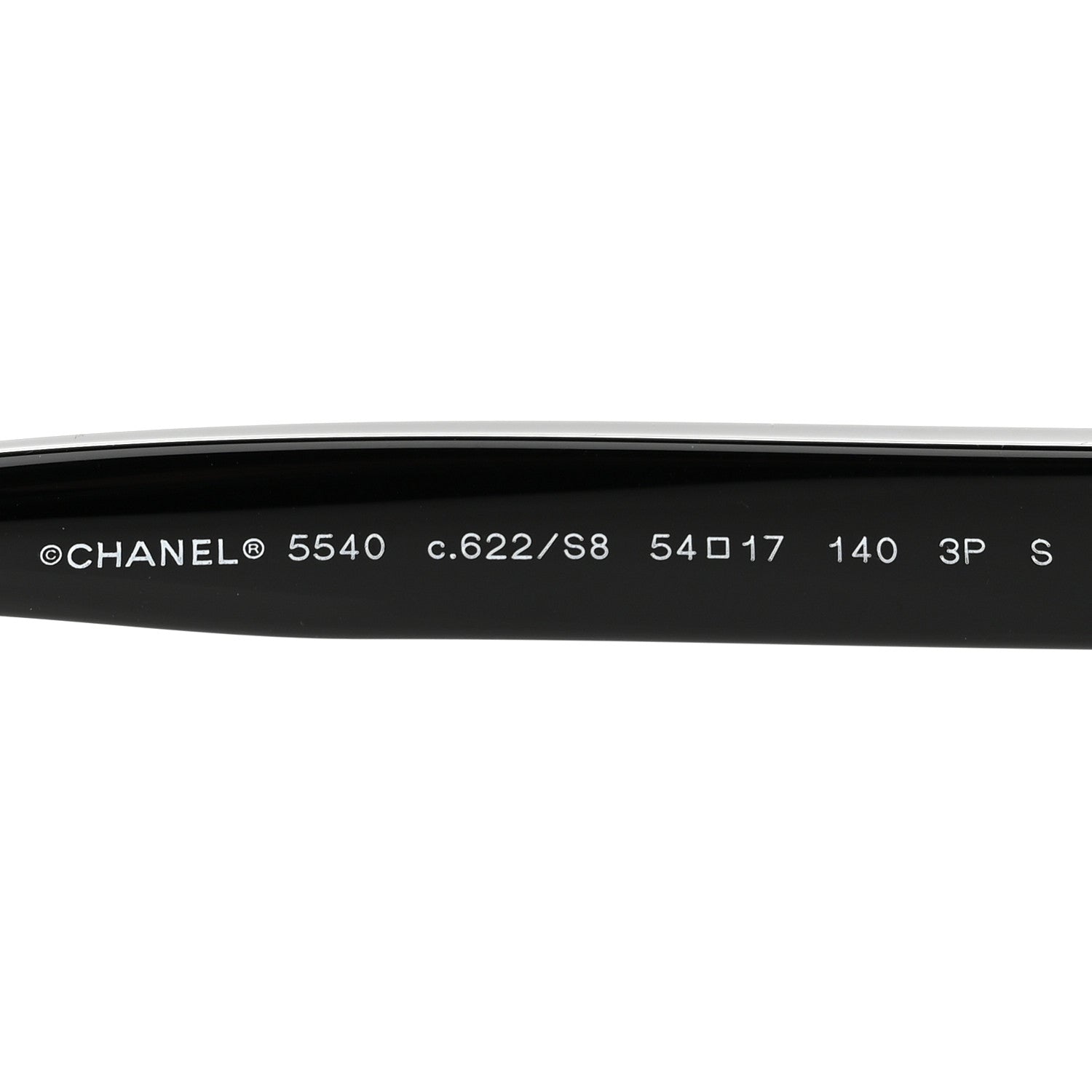 Chanel Acetate Butterfly Sunglasses 5540 Black 5 of 8