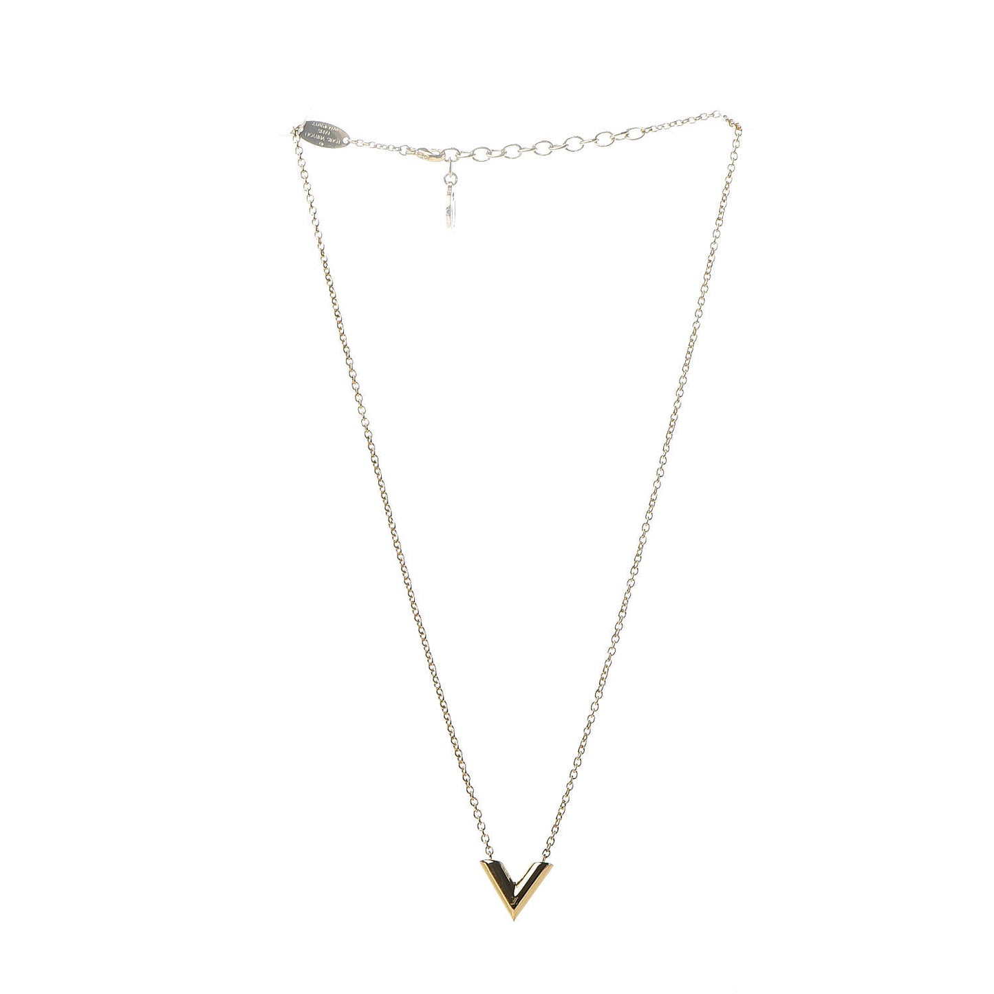 Essential V Necklace Gold