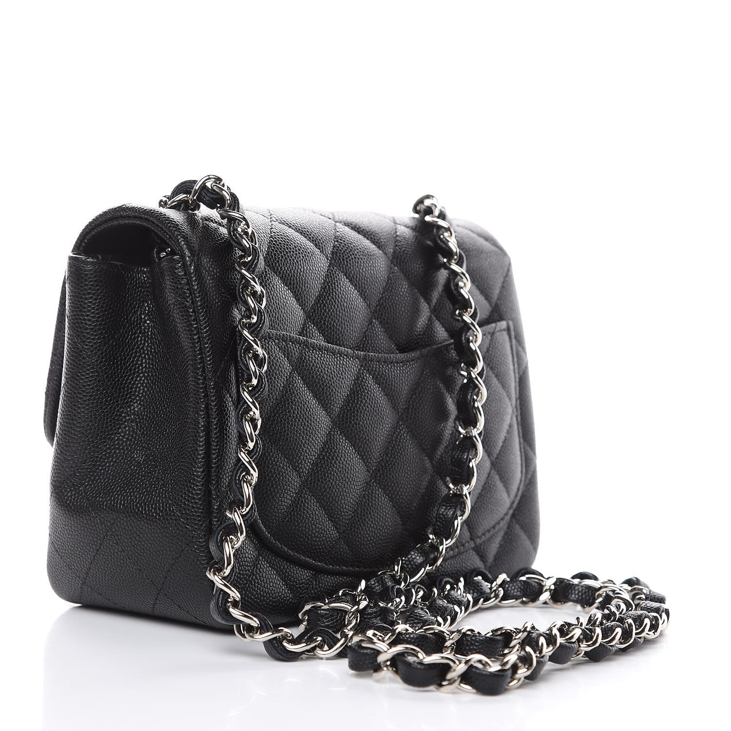 Chanel Caviar Quilted Mini Square Flap Black 3 of 9
