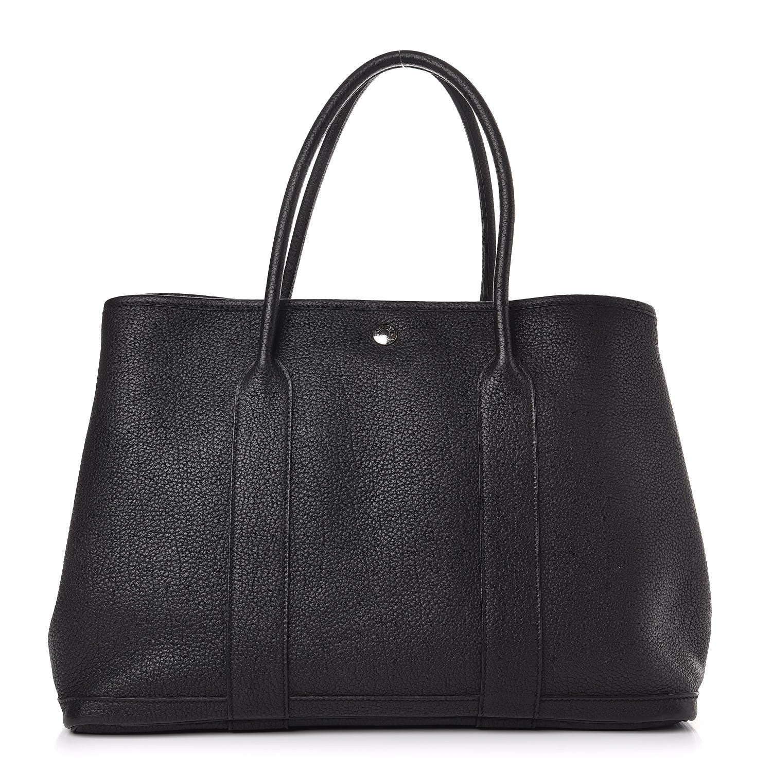 Hermes Fjord Garden Party Tote 36 MM Black 1 of 7