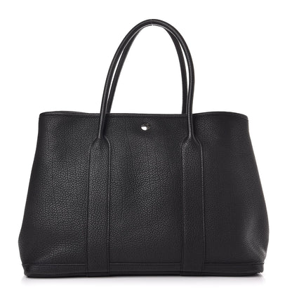 Hermes Fjord Garden Party Tote 36 MM Black 1 of 7