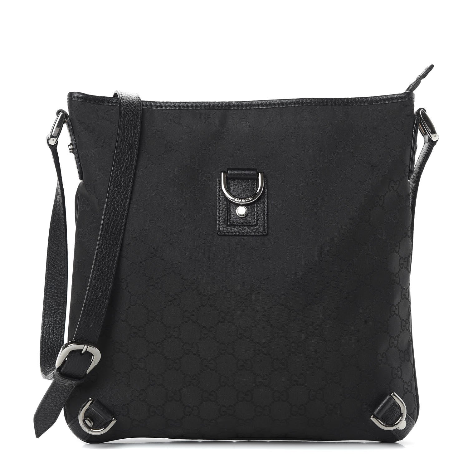 Gucci Monogram Abbey Messenger Bag Black 1 of 13