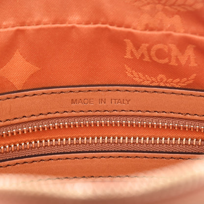 MCM Visetos Medium Heritage Line Camera Crossbody Bag Cognac 7 of 11