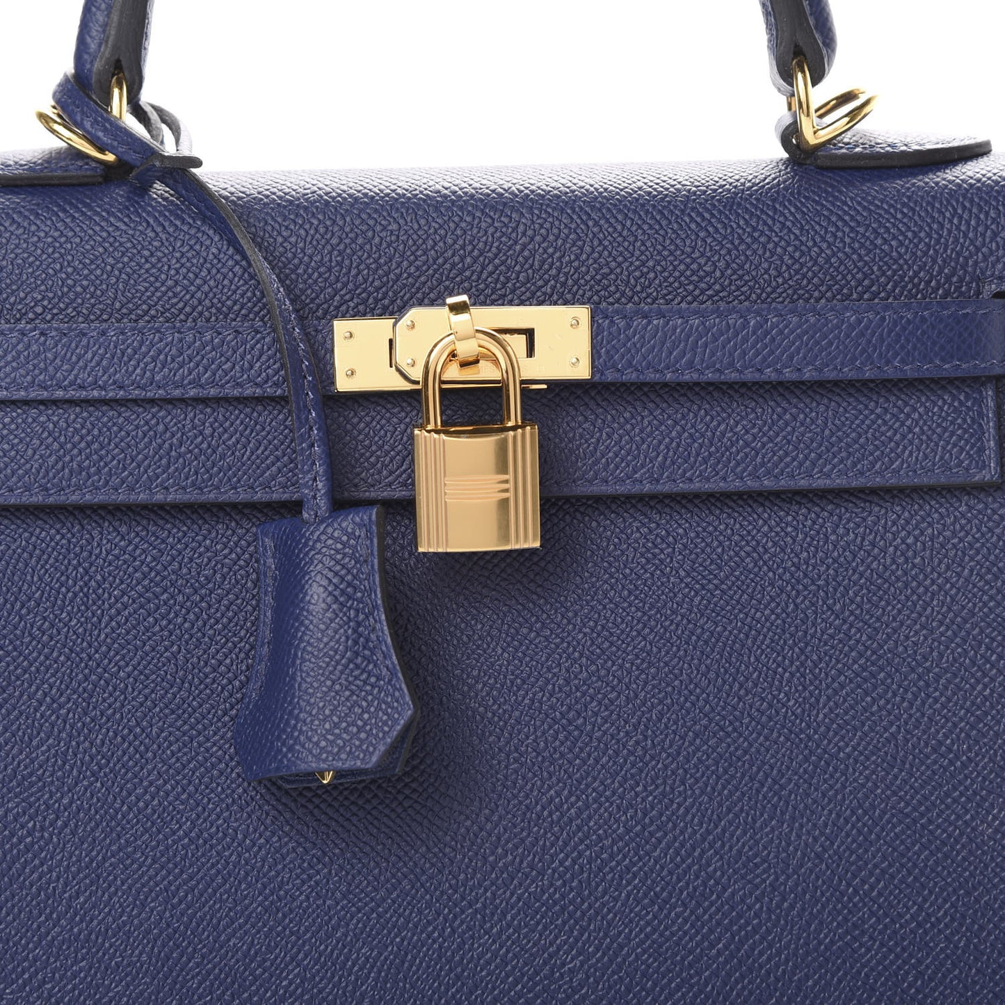 Epsom Kelly Sellier 25 Bleu Saphir