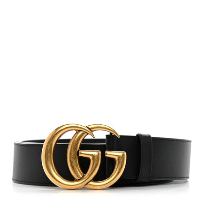 Gucci Calfskin Double G 40mm Belt 100 40 Black 1 of 6