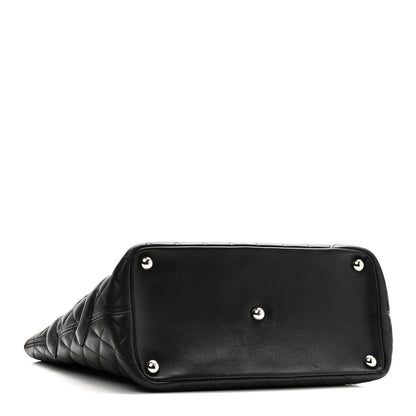 Chanel Calfskin Quilted Large Cambon Tote Black 4 of 11