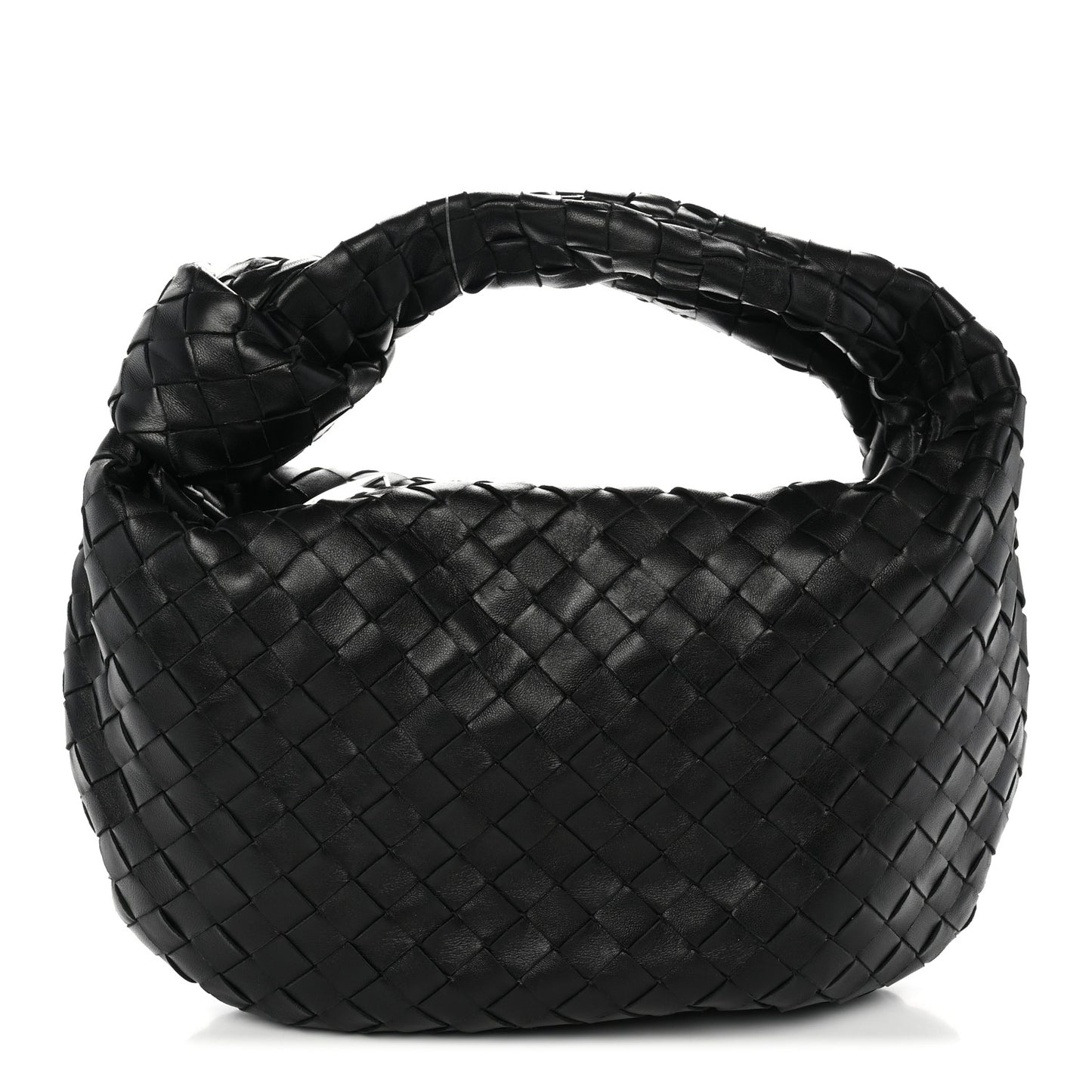 Nappa Intrecciato Teen Jodie Hobo Black