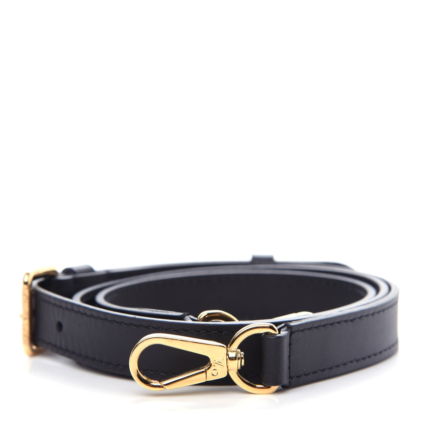 Calfskin 20mm Adjustable Shoulder Strap Black