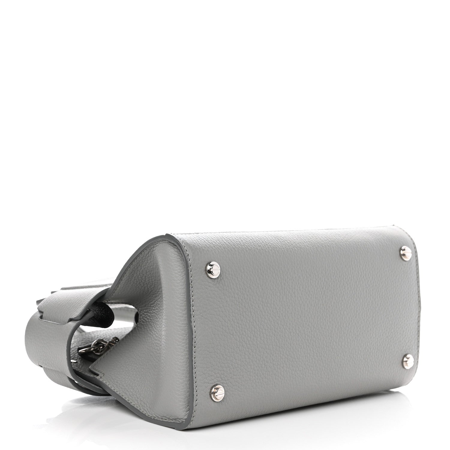 Givenchy Grained Calfskin Mini Horizon Satchel Pearl Grey 4 of 9