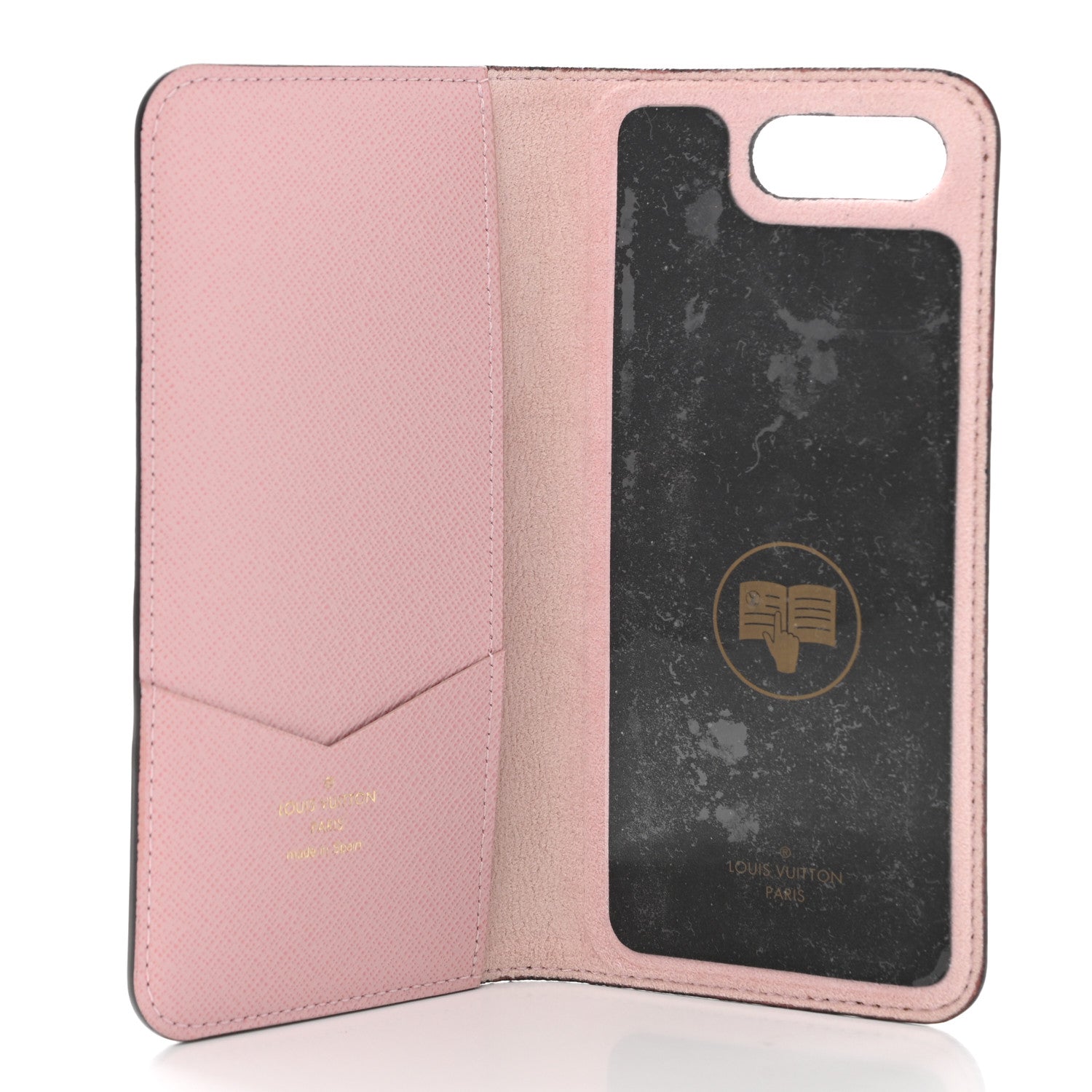 Louis Vuitton Monogram My LV World Tour iPhone 7/8 Plus Folio Case Rose Ballerine 5 of 7
