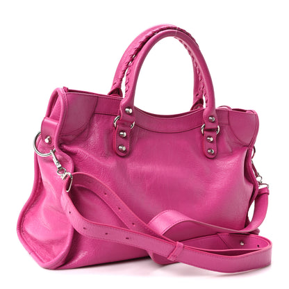 Balenciaga Agneau Classic Hardware Medium Le City Rose Magenta 2 of 9