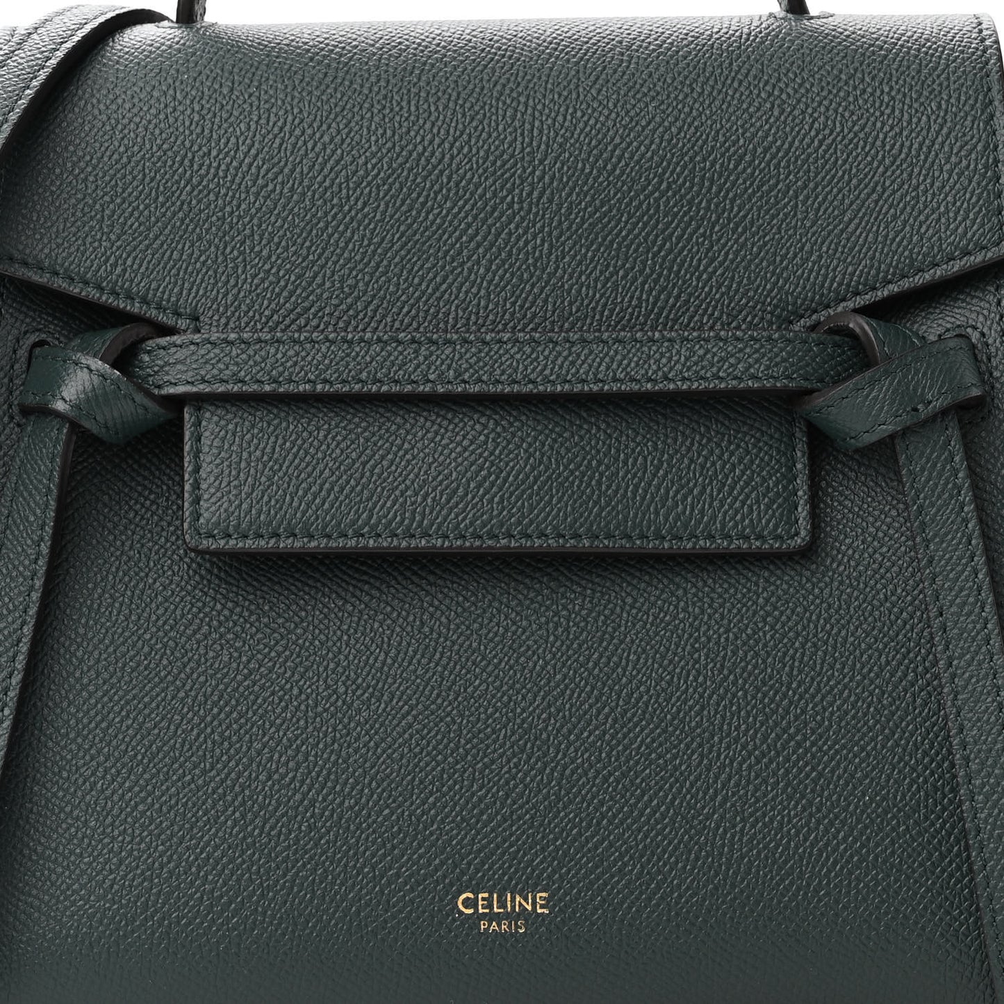 Grained Calfskin Nano Belt Bag Amazone