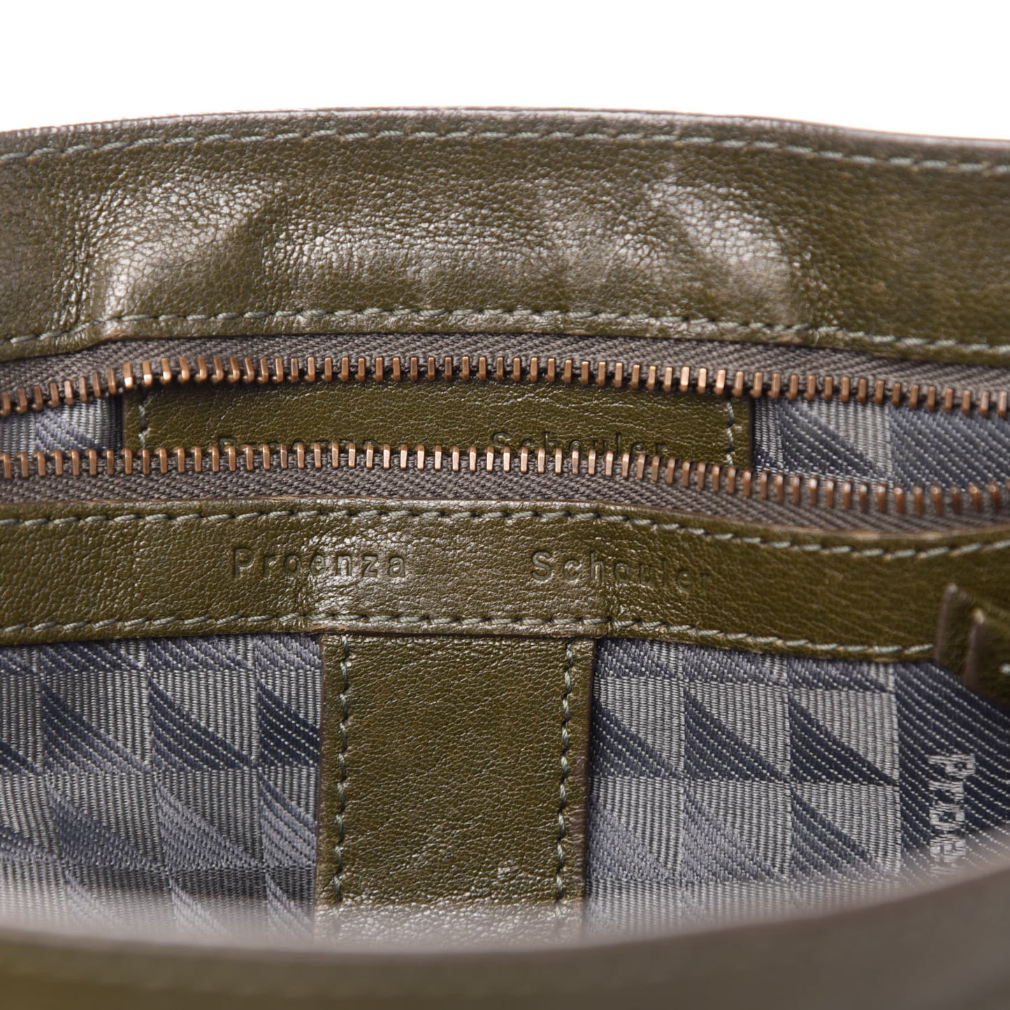 Lambskin PS1 Medium Satchel Military
