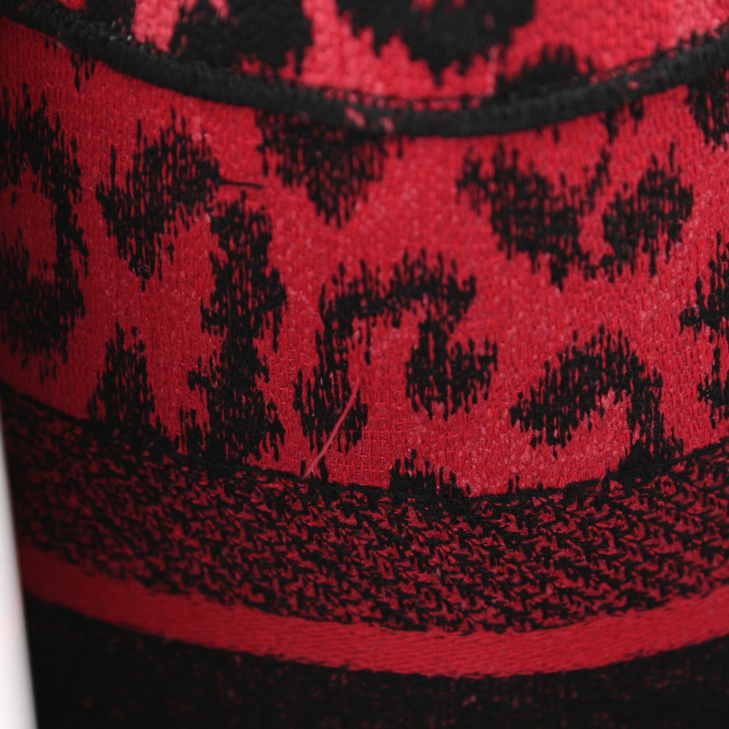 Christian Dior Canvas Mizza Embroidered Medium Leopard Book Tote Fuchsia Multicolor 11 of 11