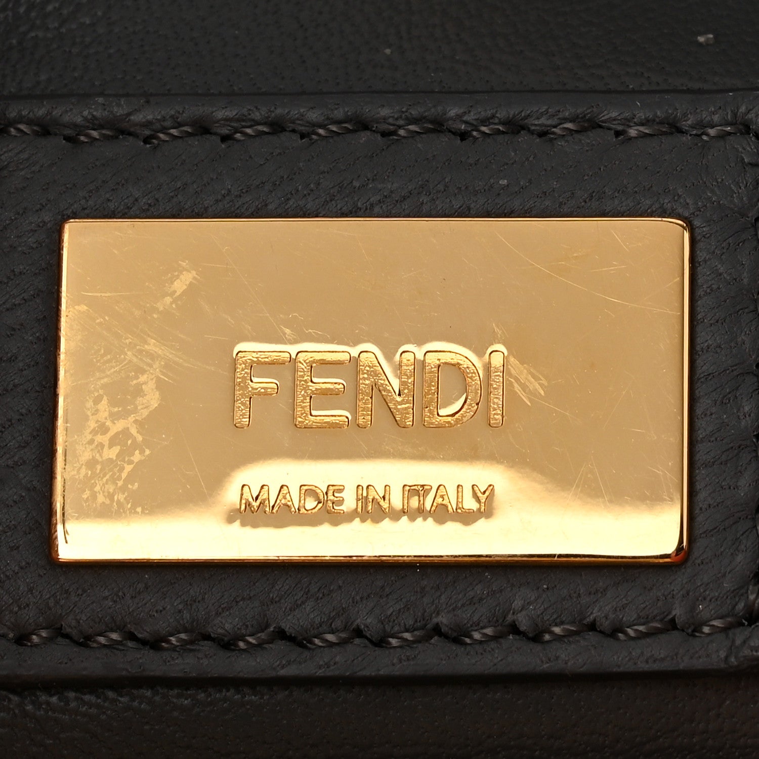 Fendi Nappa Colorblock Mini Peekaboo Iconic Satchel Rosa Fluo Oxigen Slate 6 of 9