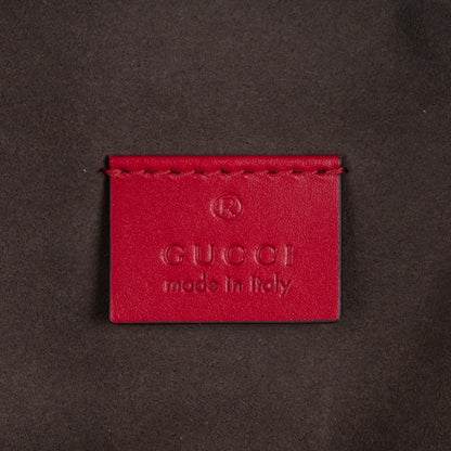 Gucci Guccissima Signature Day Backpack Hibiscus Red 6 of 7