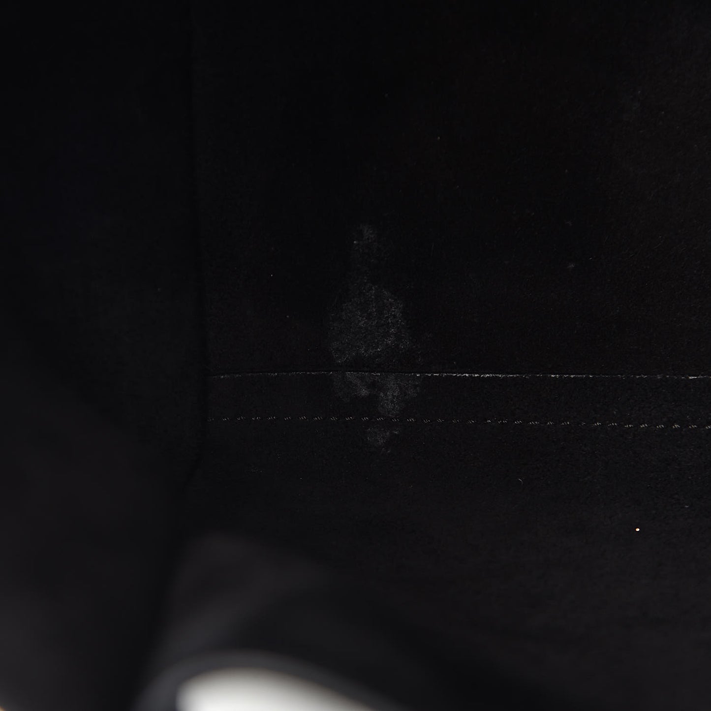 Supple Grained Calfskin Small Big Bag Black