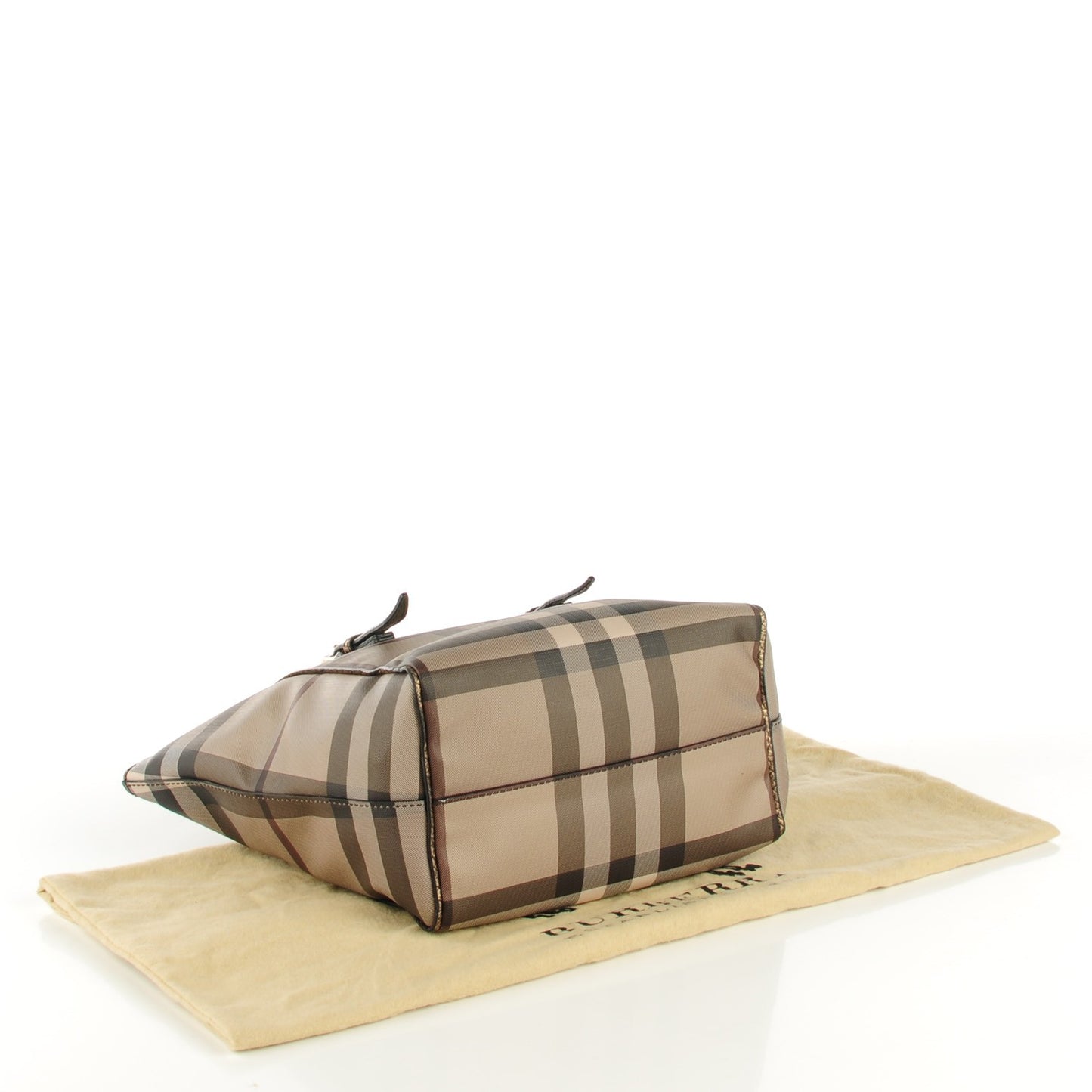 Smoked Check Small Salisbury Tote Antique Gold