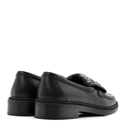 Chanel Lambskin Quilted CC Turnlock Loafers 36 Black 4 of 12