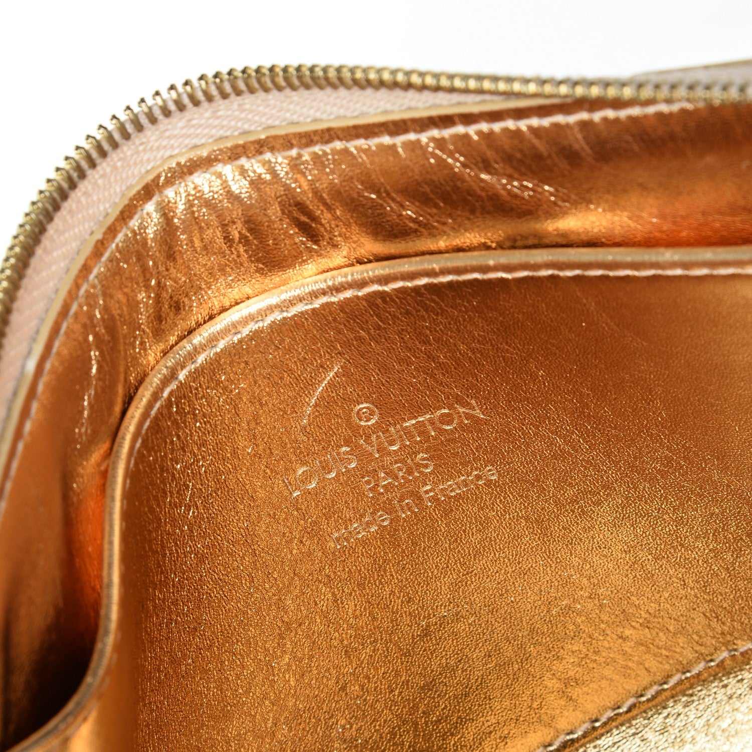 Louis Vuitton Monogram Miroir Trousse Cosmetic Bag Gold 6 of 6