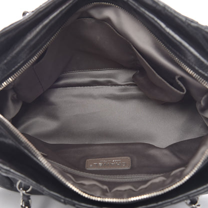 Chanel Glazed Calfskin Twisted Tote Black 5 of 15
