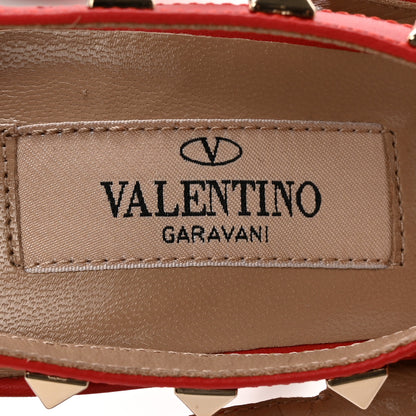 Valentino Garavani Pebbled Calfskin Rockstud Ankle Strap 100mm Pumps 37 Rock Pink 7 of 10