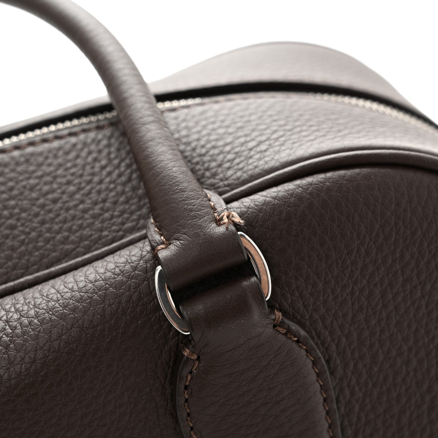 Grained Calfskin EW India Deep Brown
