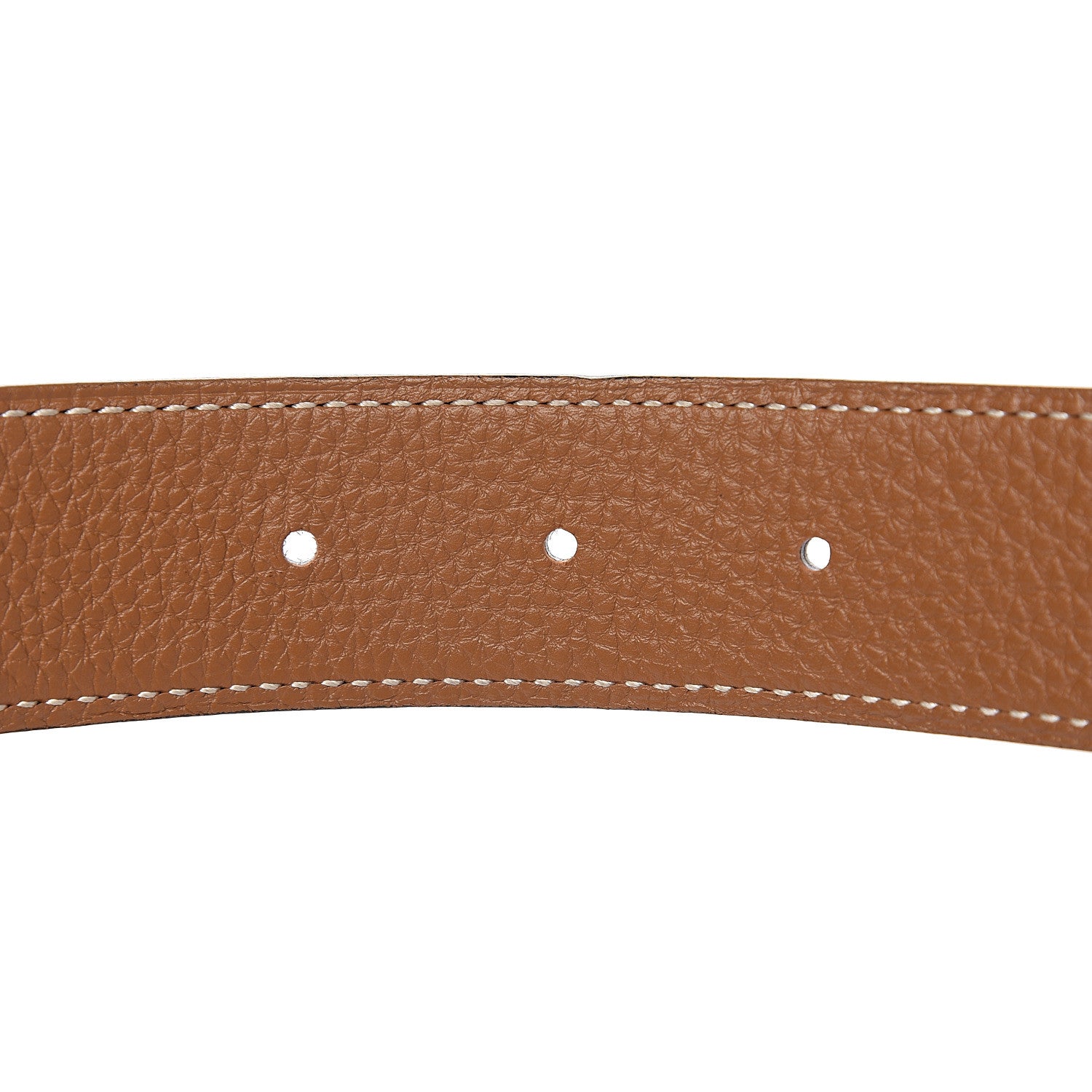 Hermes Box Togo 32mm Idem Belt 85 Black Gold 3 of 6