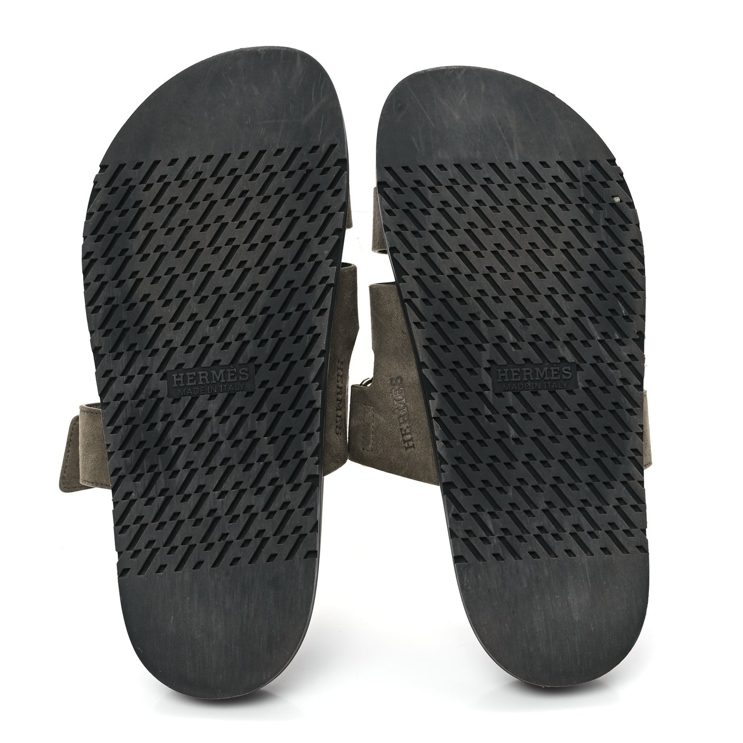 Suede Goatskin Womens Chypre Sandals 41 Vert Toundra