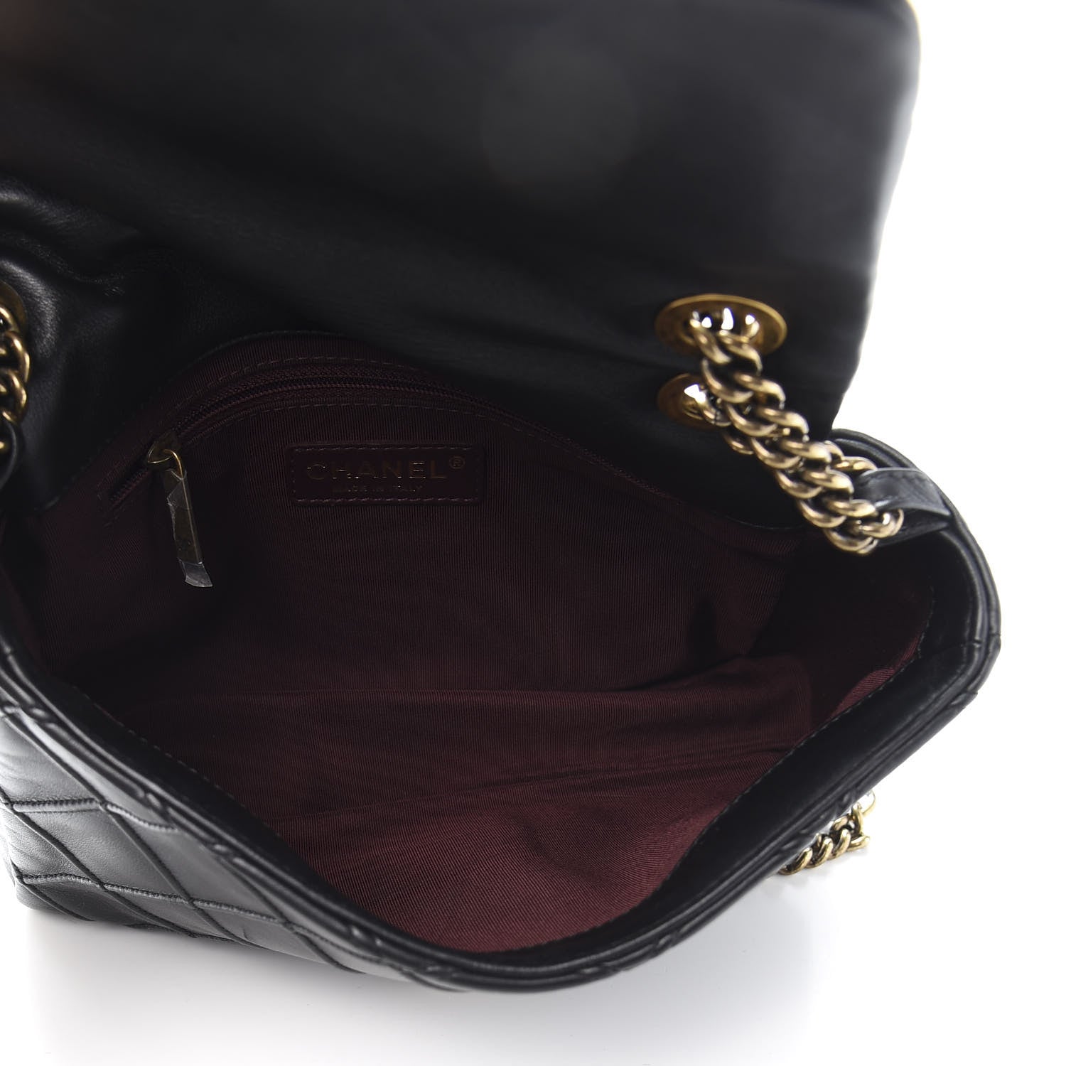 Chanel Calfskin Diamond Debossed Medium Cosmos Flap Black 5 of 12