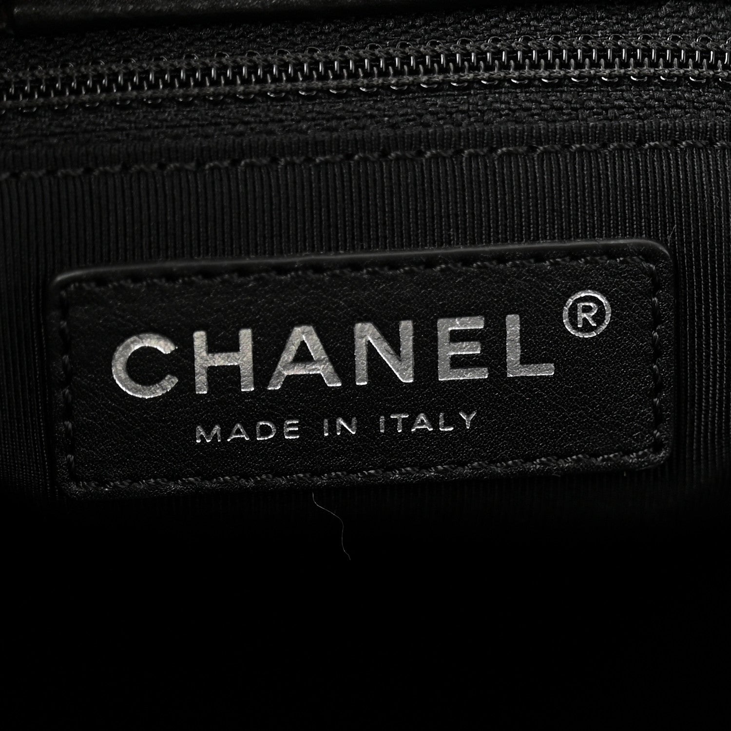 Chanel Calfskin Cerf Executive Shopper Tote Black 7 of 12