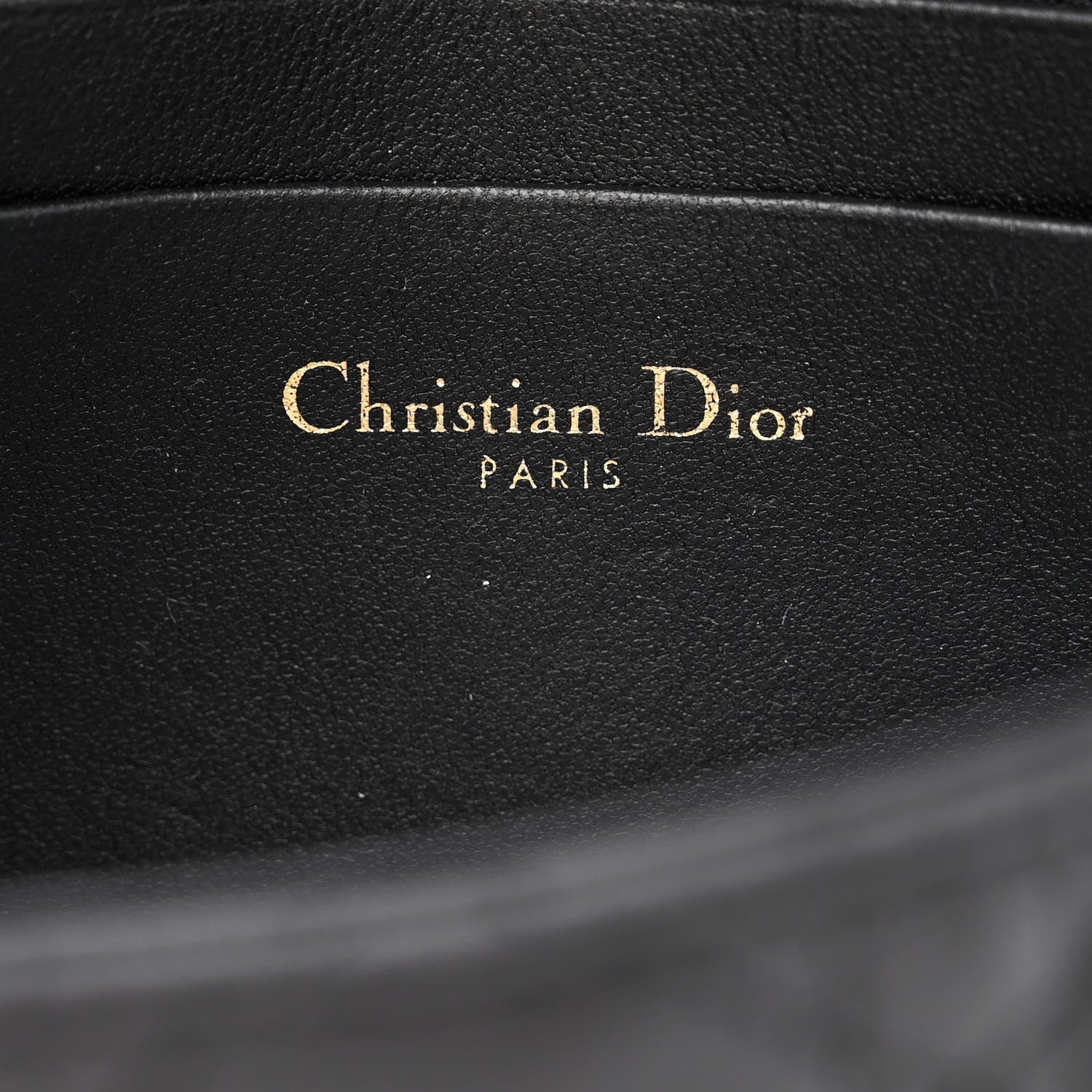 Christian Dior Lambskin Cannage Dior Talk Phone Pouch Black 6 of 12