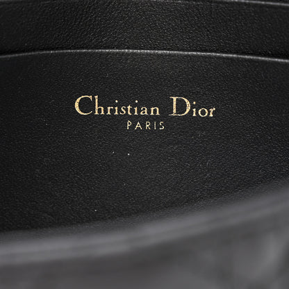 Christian Dior Lambskin Cannage Dior Talk Phone Pouch Black 6 of 12