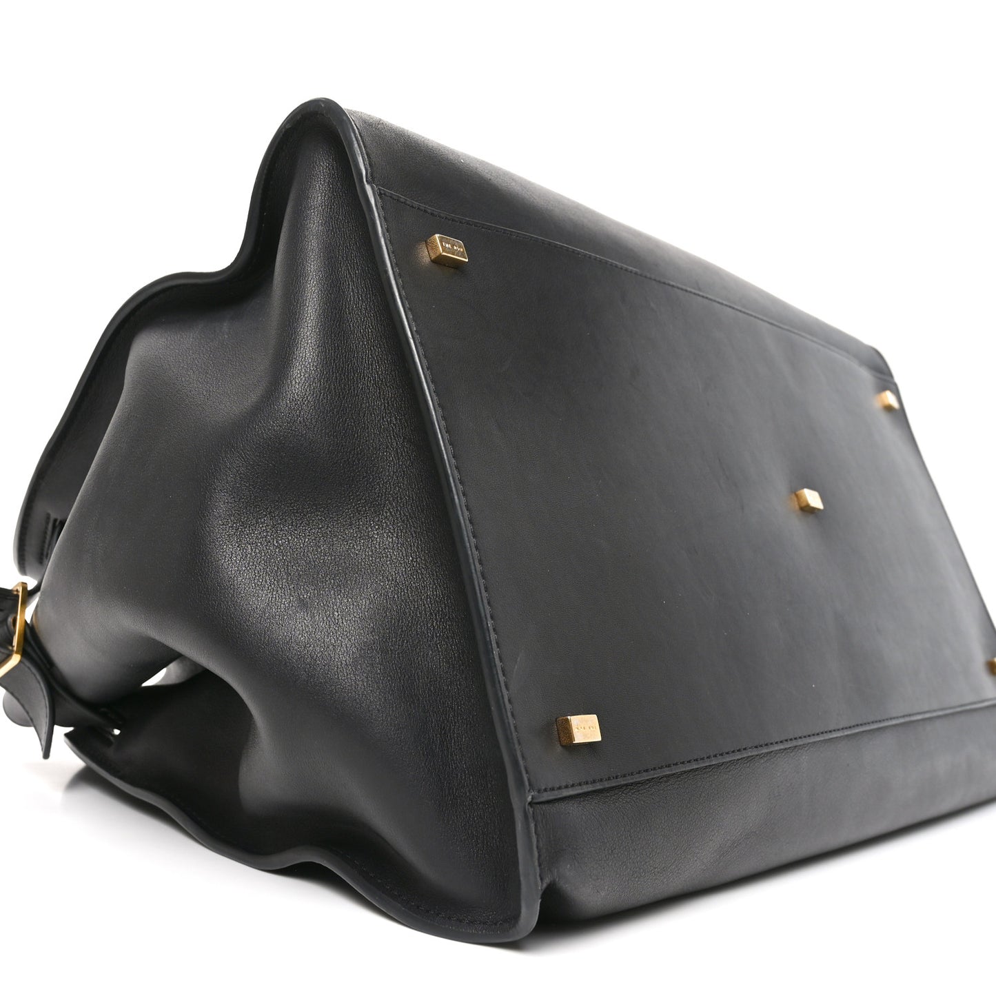 Polished Saddle Calfskin Soft Margaux 17 Black
