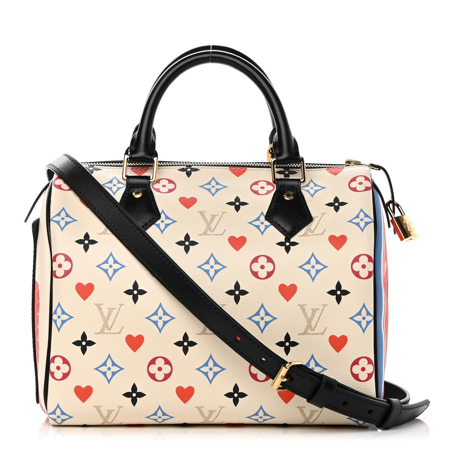 Louis Vuitton Game On Speedy Bandouliere 25 White 1 of 12