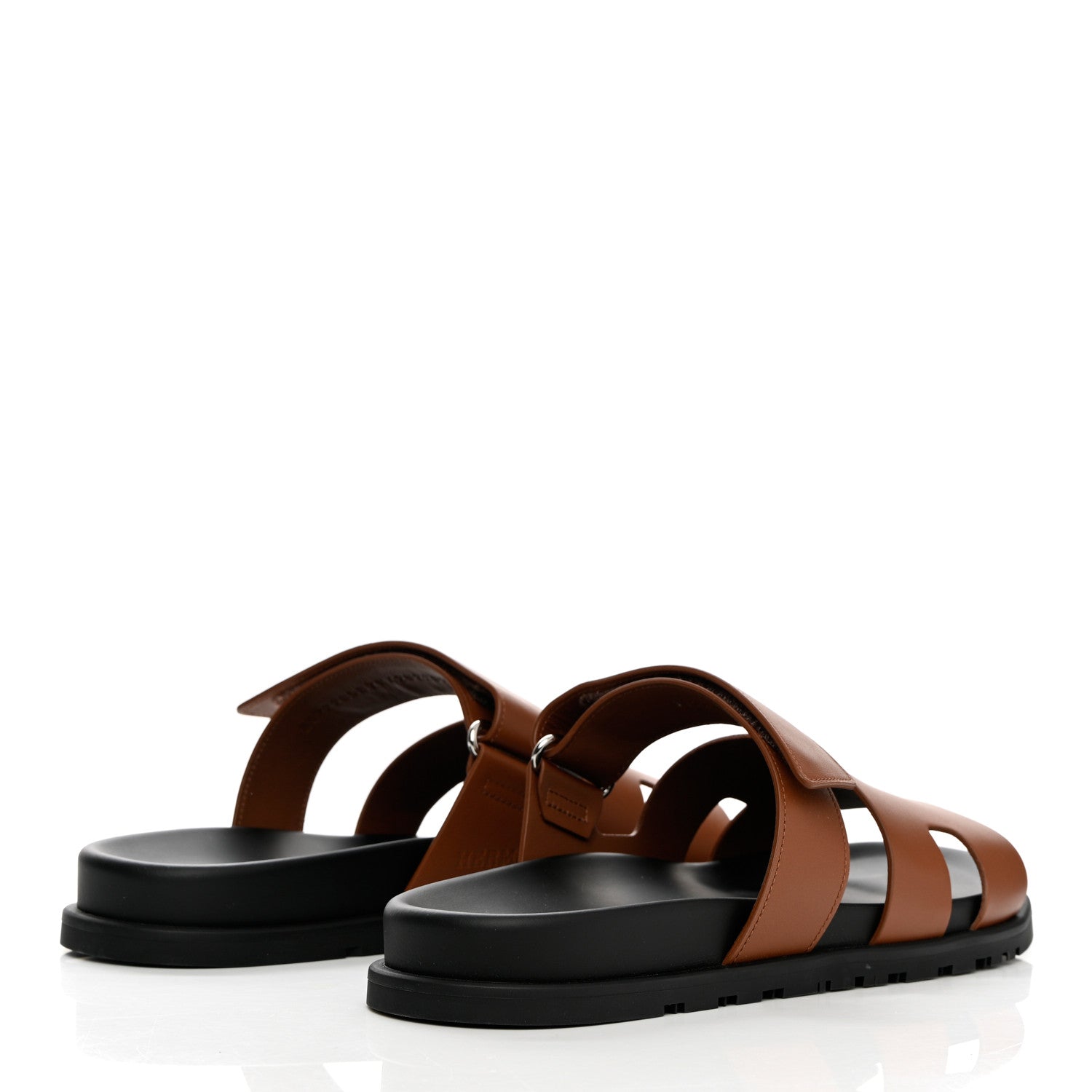 Hermes Calfskin Mens Chypre Sandals 42.5 Naturel 4 of 9