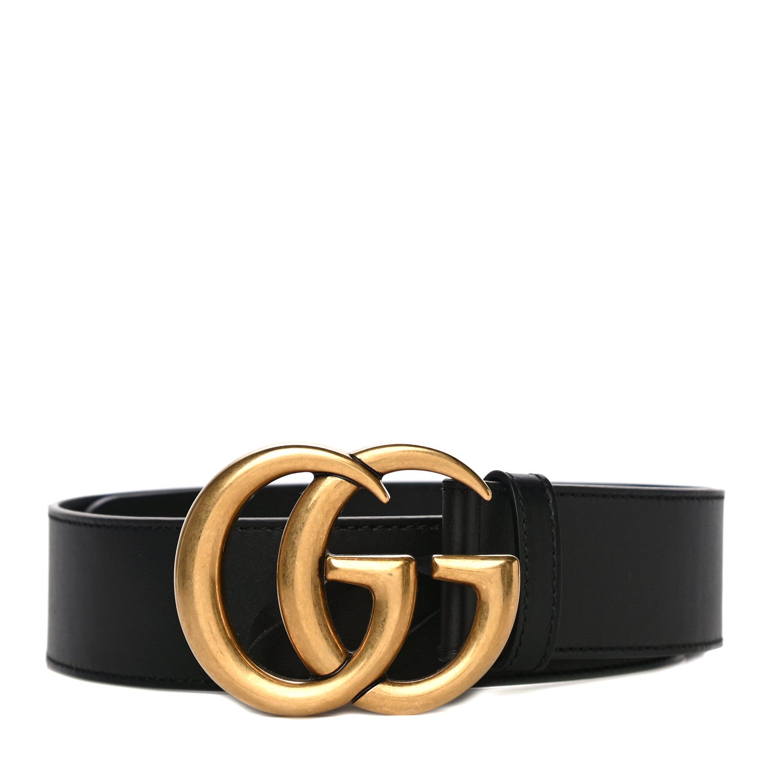 Gucci Calfskin Double G 40mm Belt 75 30 Black 1 of 9